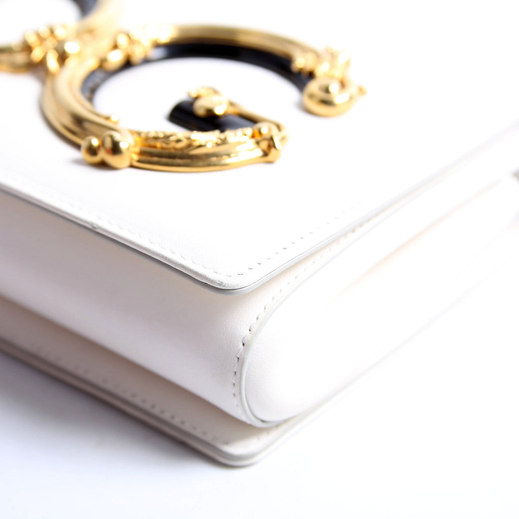 DG Girls Shoulder Bag Nappa Leather Ivory