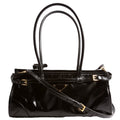 1BA426 Bonnie Medium Calfskin Shoulder Bag Black