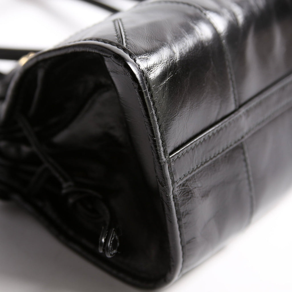 1BA426 Bonnie Medium Calfskin Shoulder Bag Black