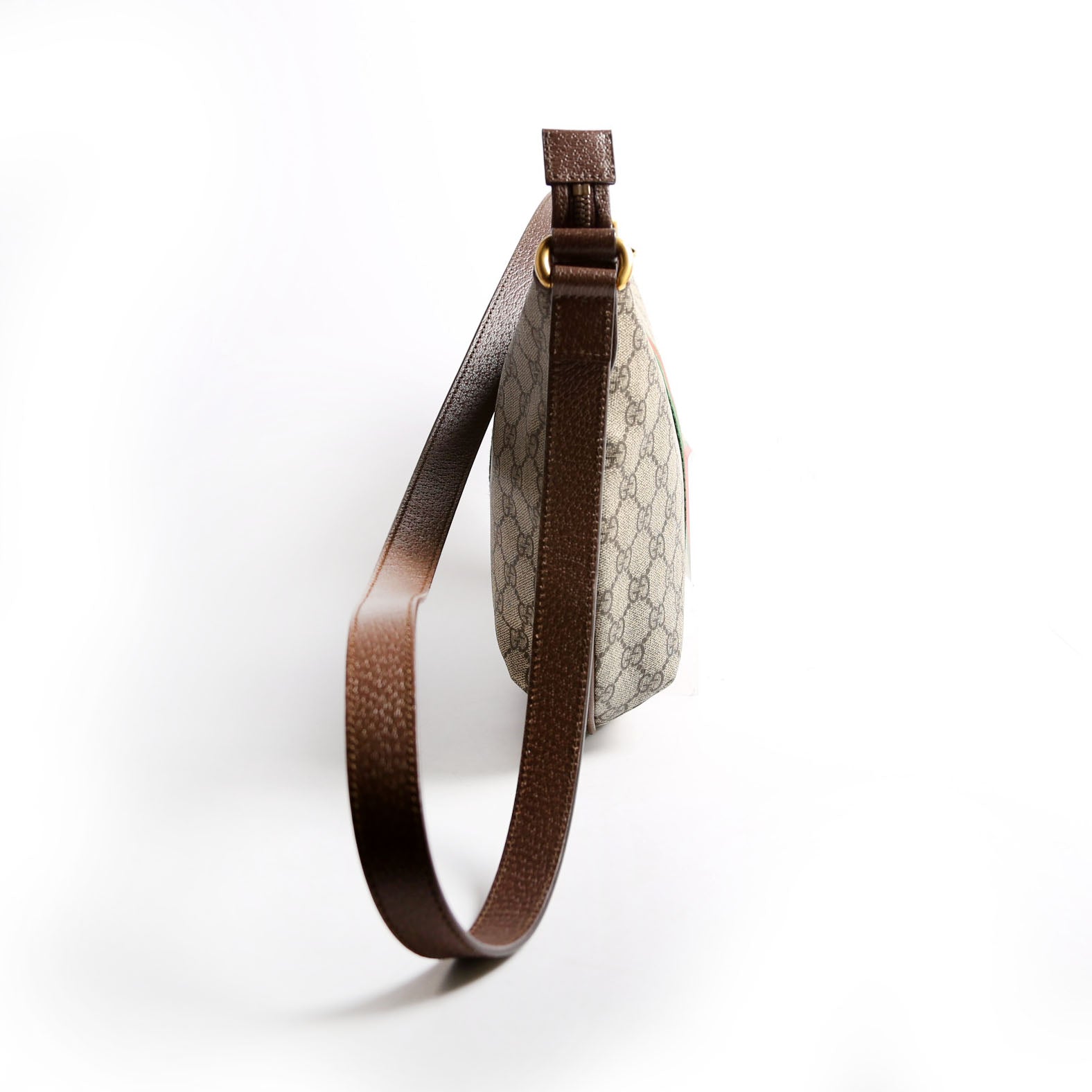 Gucci 598125 Ophidia GG Supreme Small Shoulder Bag Brown