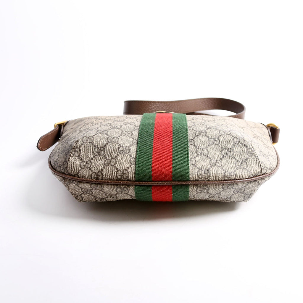 Gucci 598125 Ophidia GG Supreme Small Shoulder Bag Brown