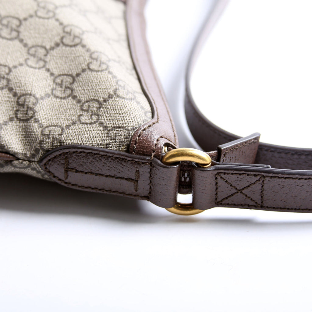 Gucci 598125 Ophidia GG Supreme Small Shoulder Bag Brown