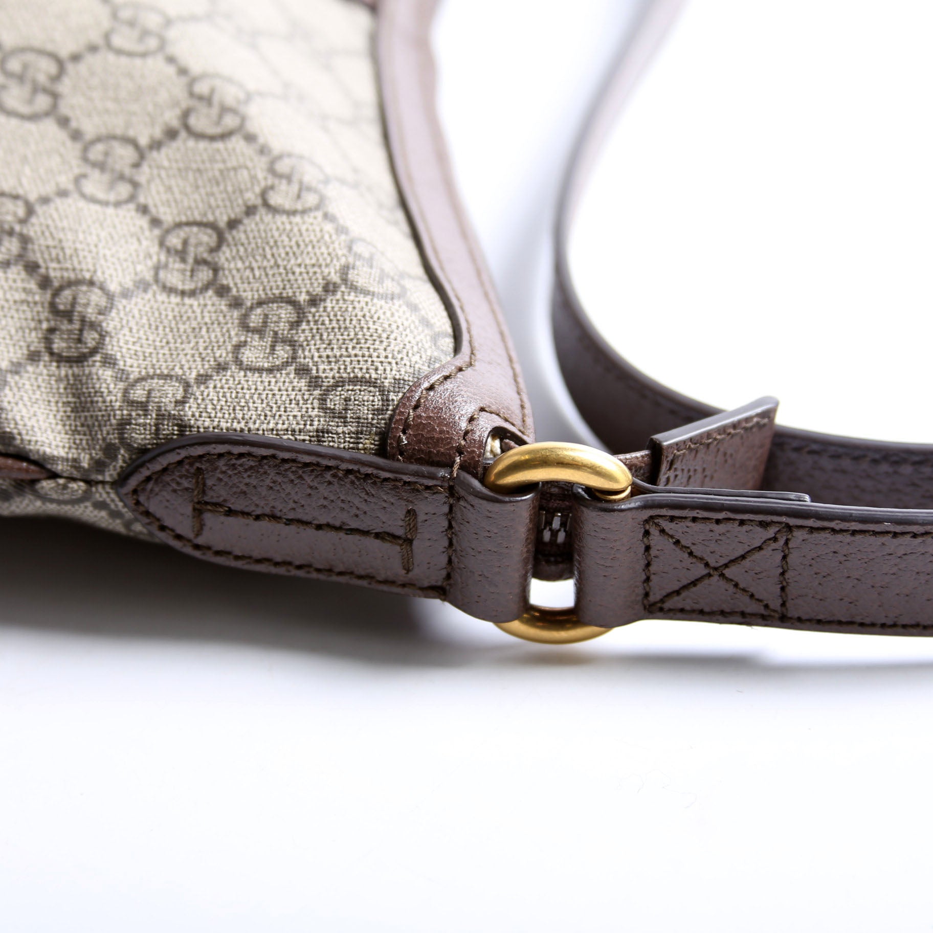 Gucci 598125 Ophidia GG Supreme Small Shoulder Bag Brown