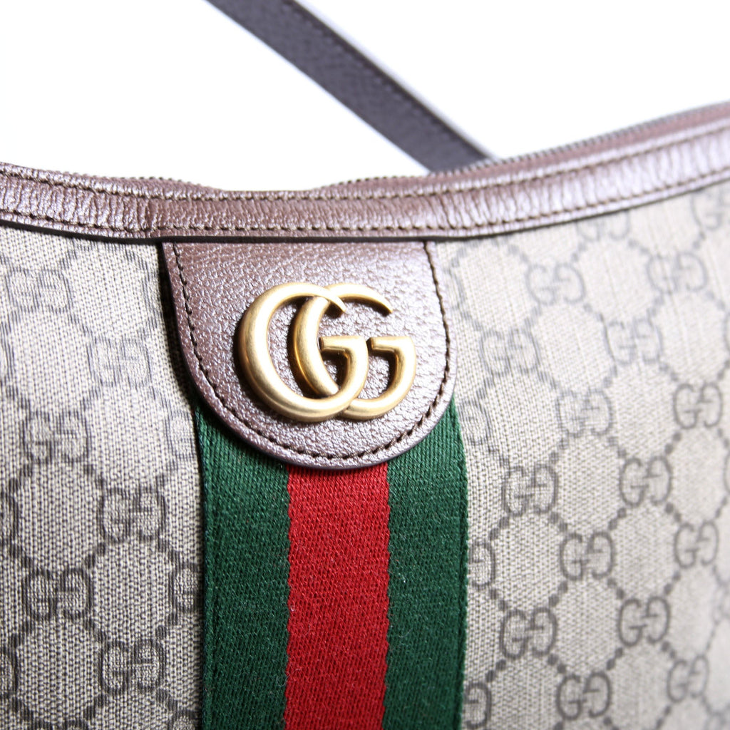 Gucci 598125 Ophidia GG Supreme Small Shoulder Bag Brown