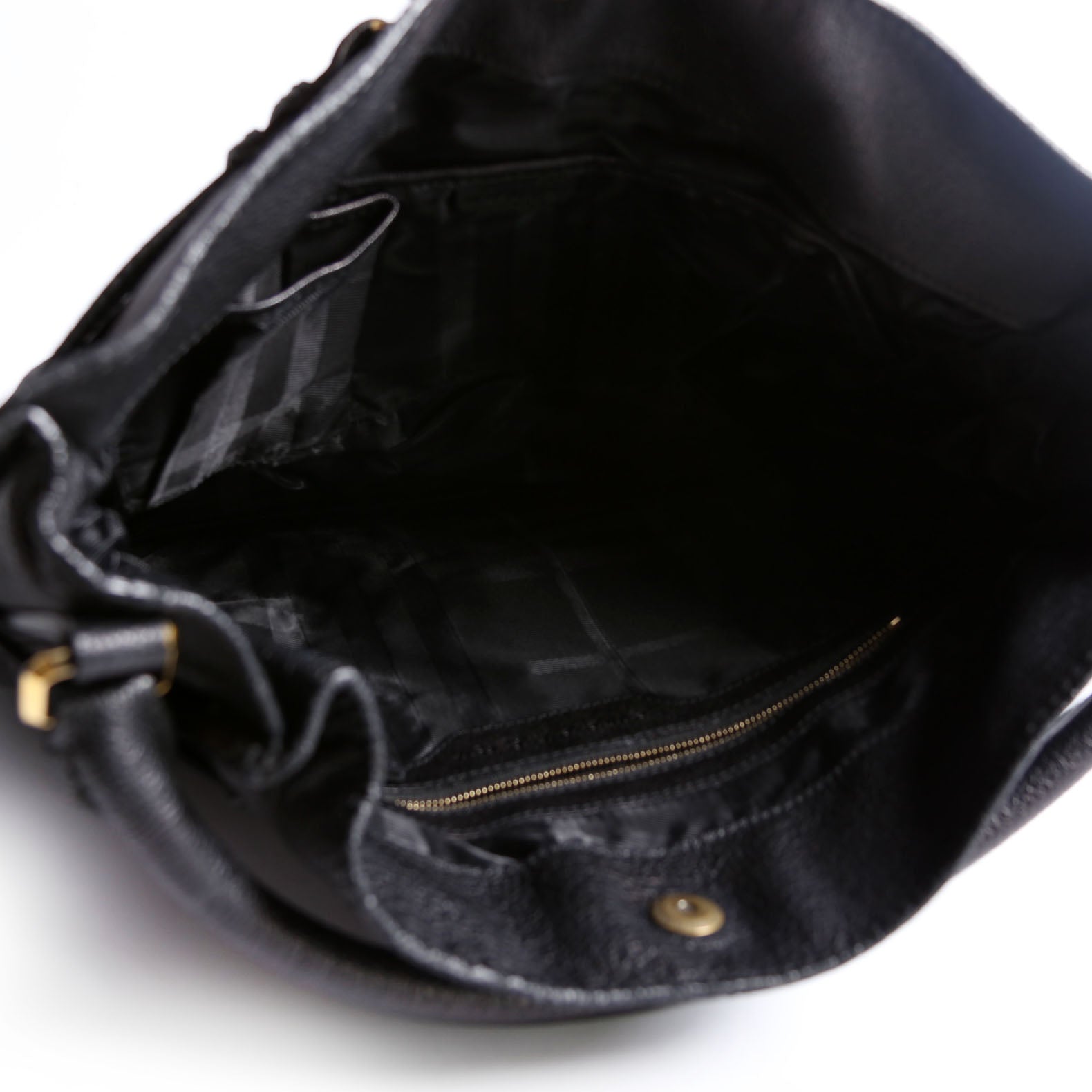Lambert Leather Belted Hobo Black