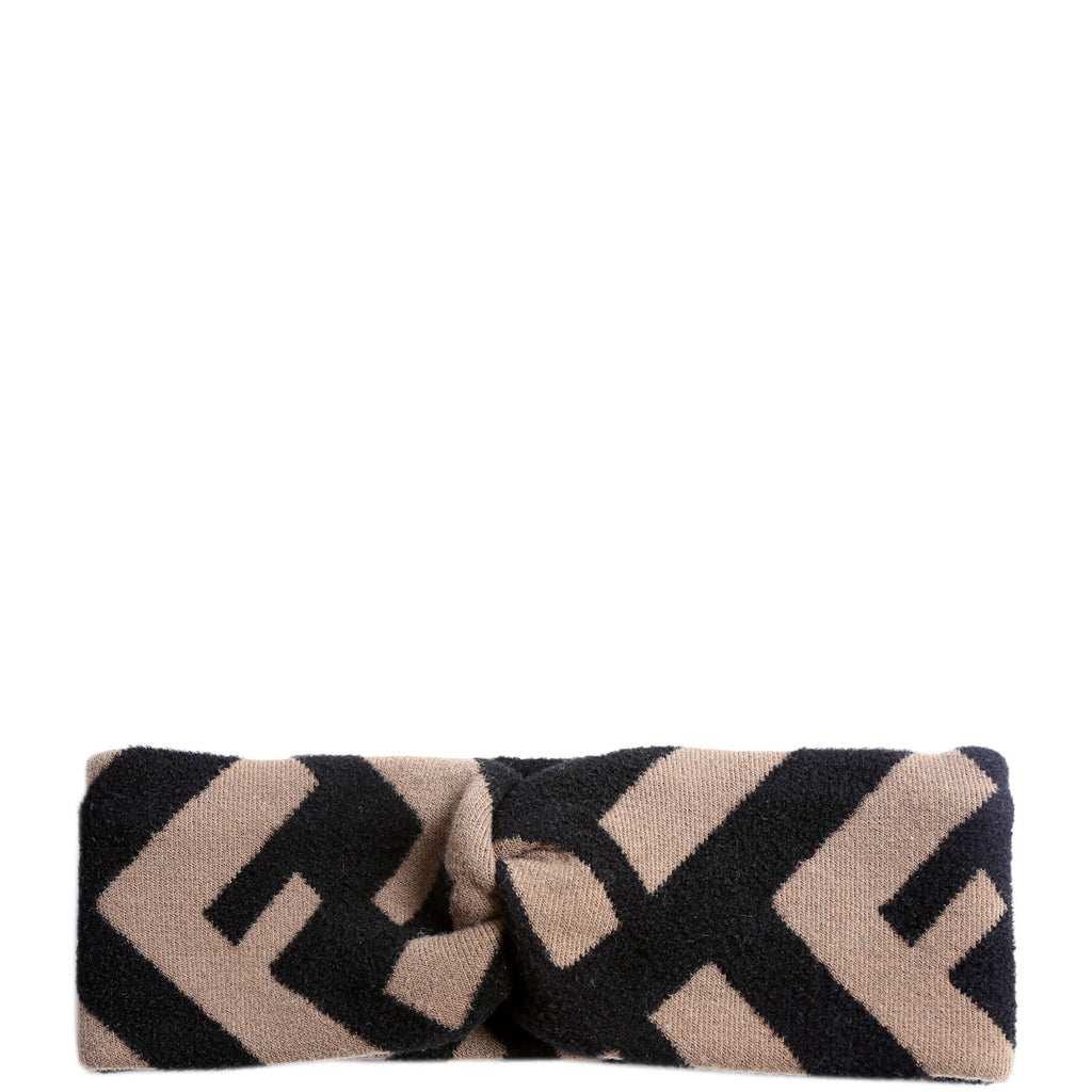 FF Wool Headband Brown/Black