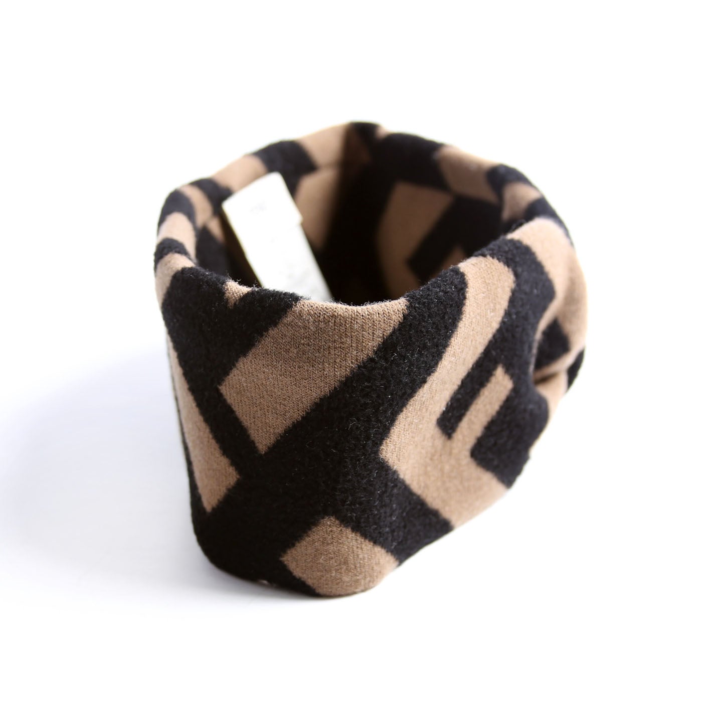 FF Wool Headband Brown/Black