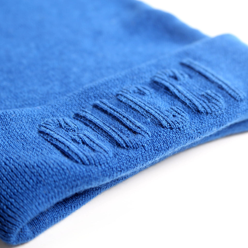 Gucci Logo Wool Beanie Blue