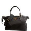 1BA104 Nylon Satchel Black