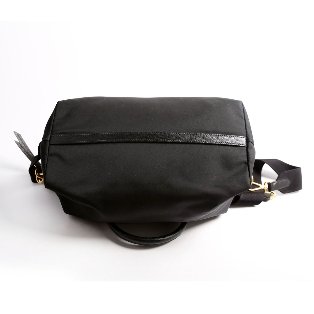 1BA104 Nylon Satchel Black