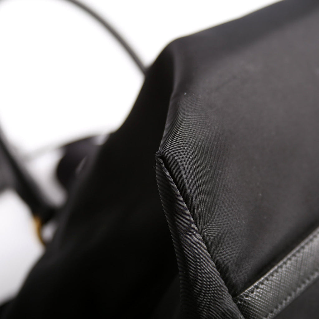 1BA104 Nylon Satchel Black
