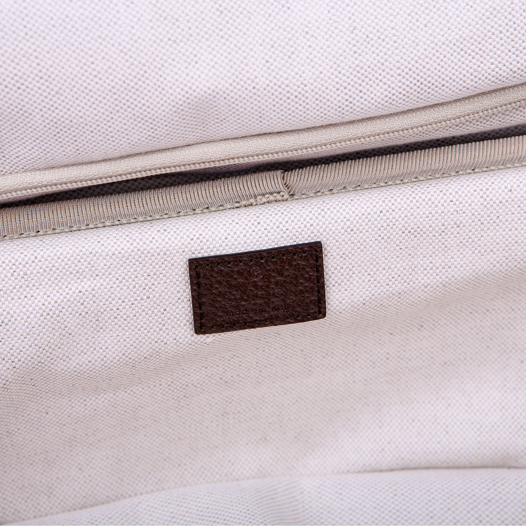 Gucci 693646 Jumbo GG Small Savoy Cabin Trolley Brown