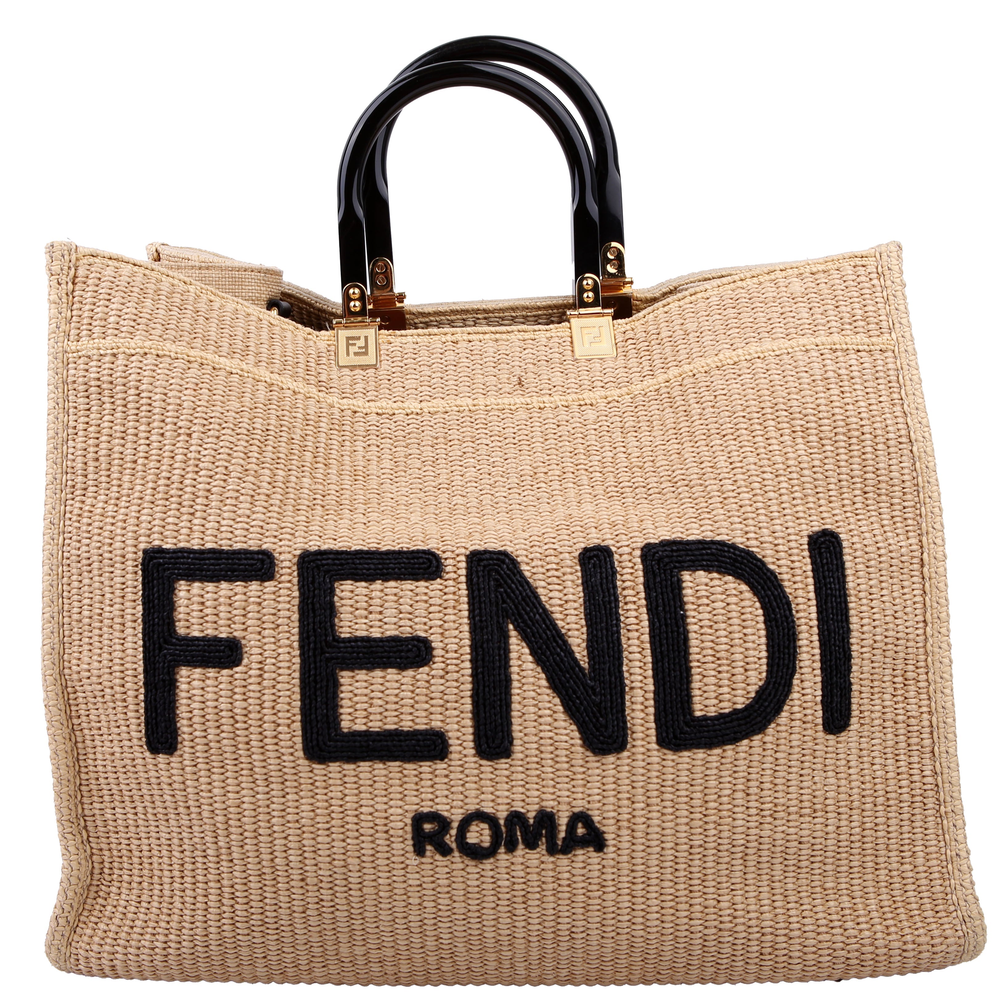 Sunshine Shopper Medium Straw Tan