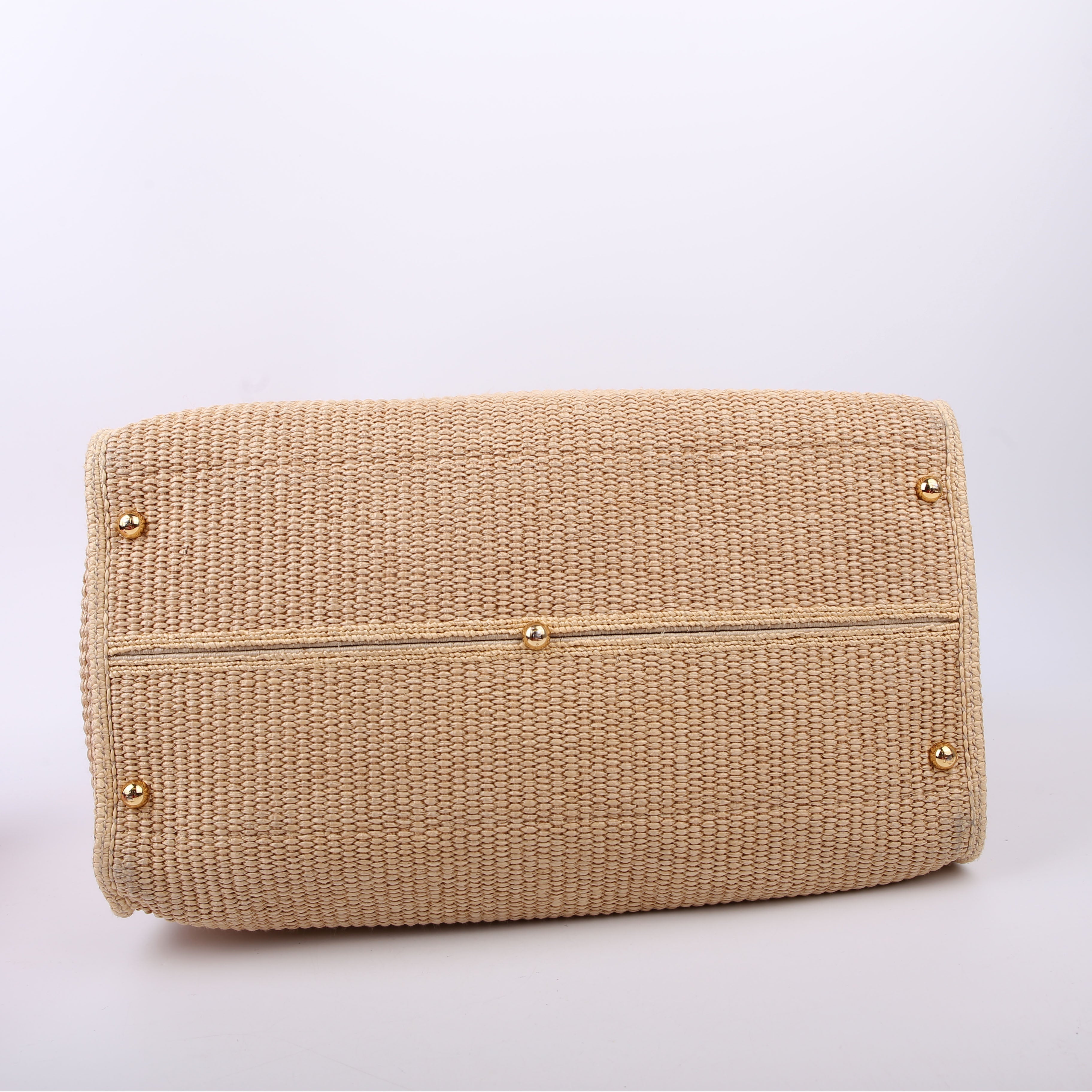 Sunshine Shopper Medium Straw Tan