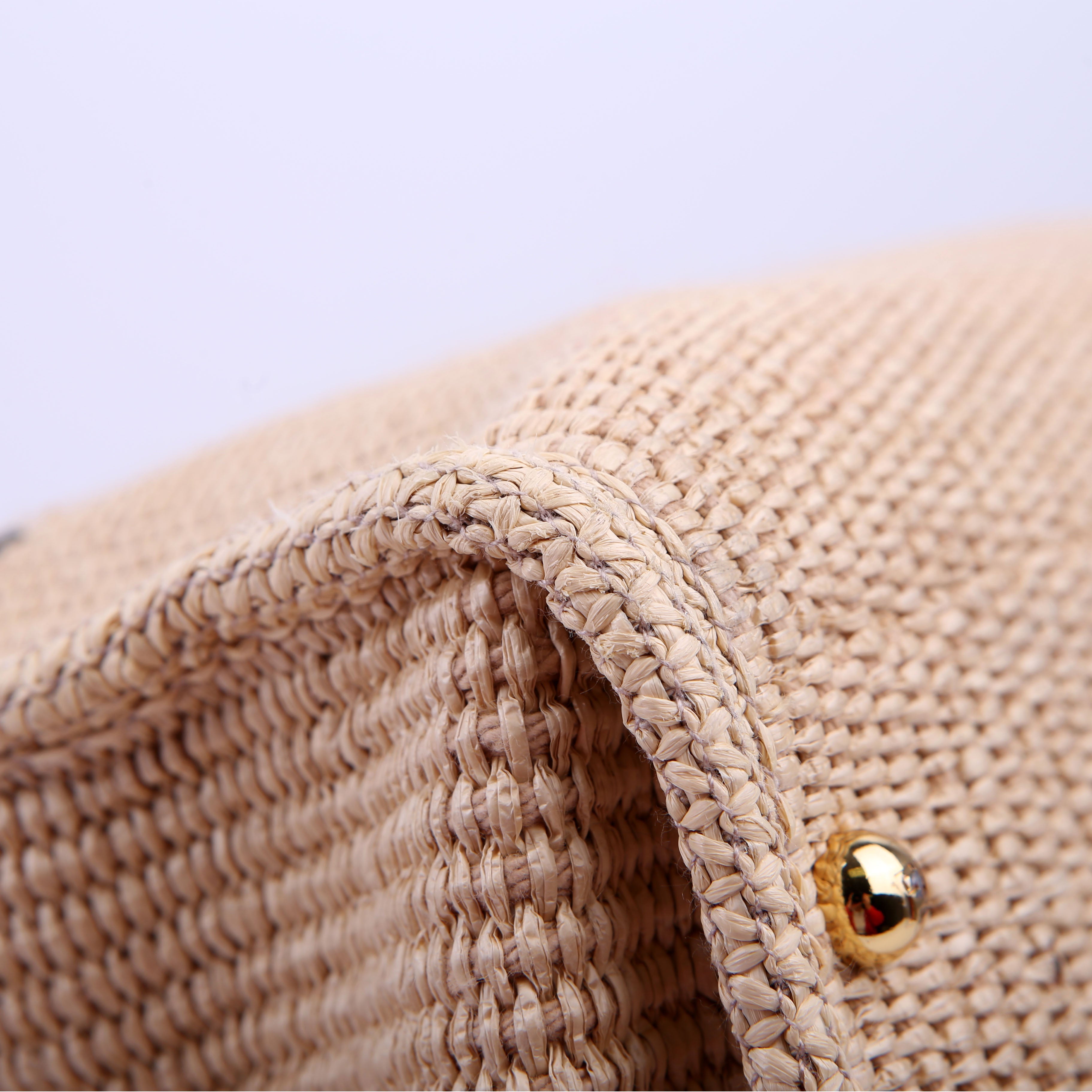 Sunshine Shopper Medium Straw Tan