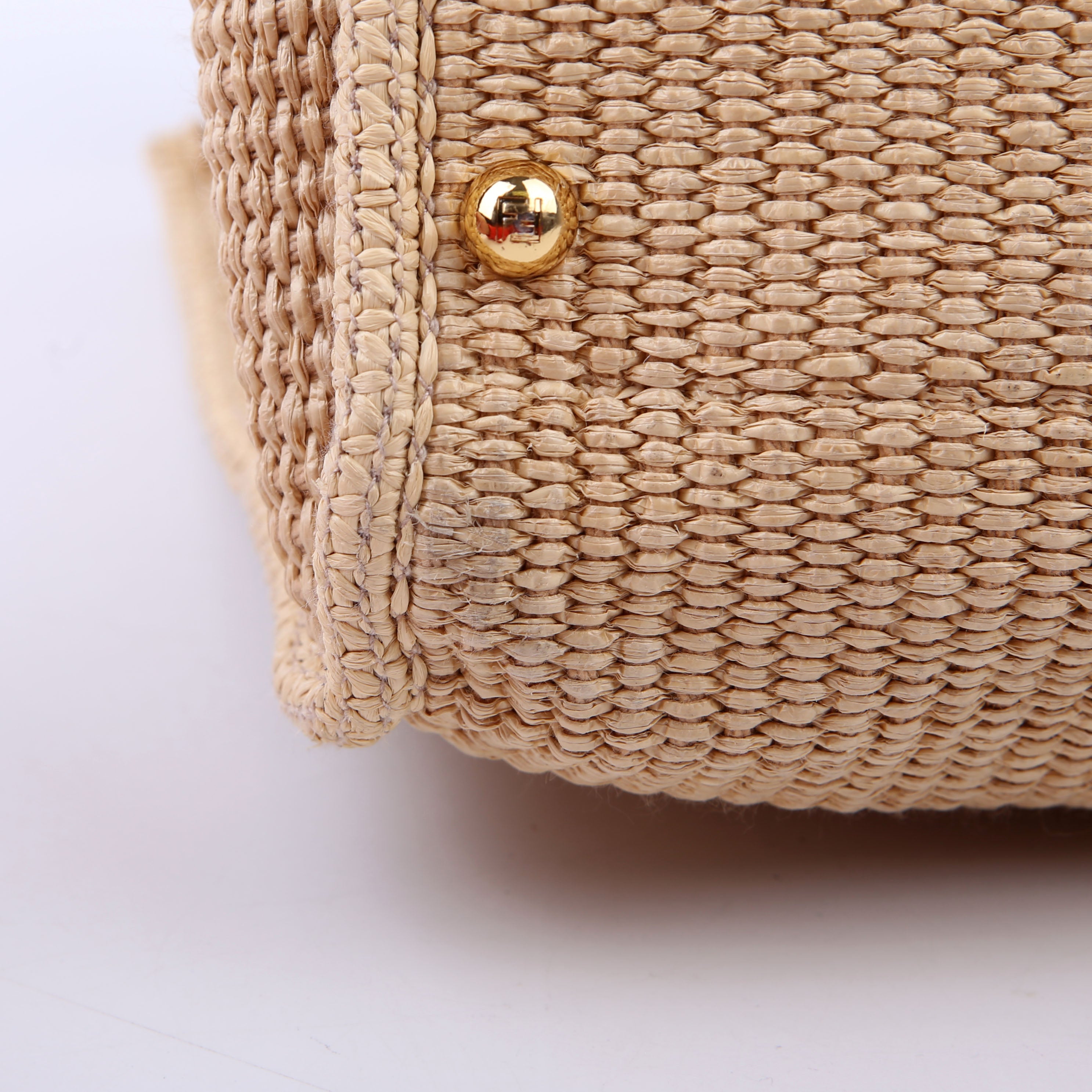 Sunshine Shopper Medium Straw Tan