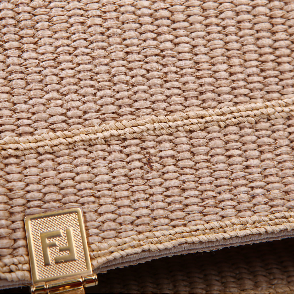 Sunshine Shopper Medium Straw Tan