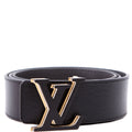 LV Optic 40MM Reversible Leather Belt Size 95/38 Black