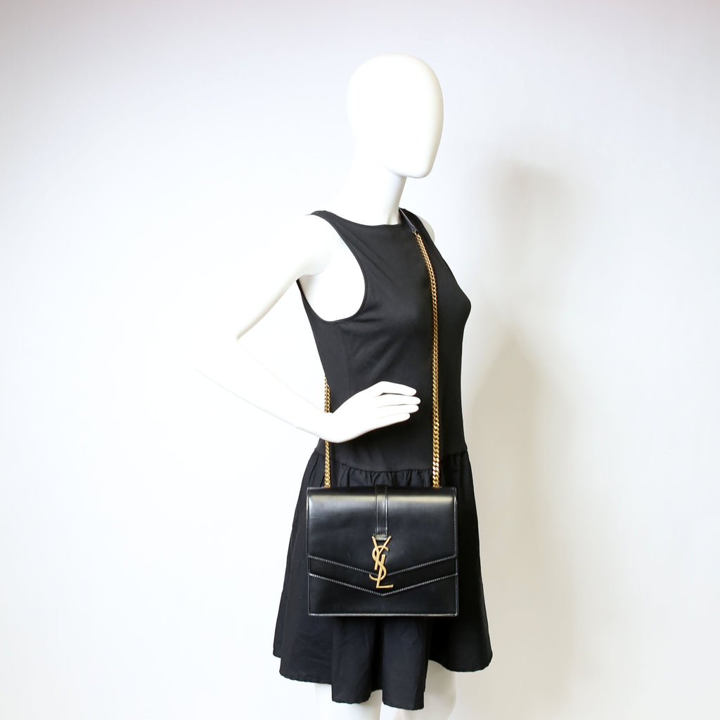 Sulpice Medium Leather Black