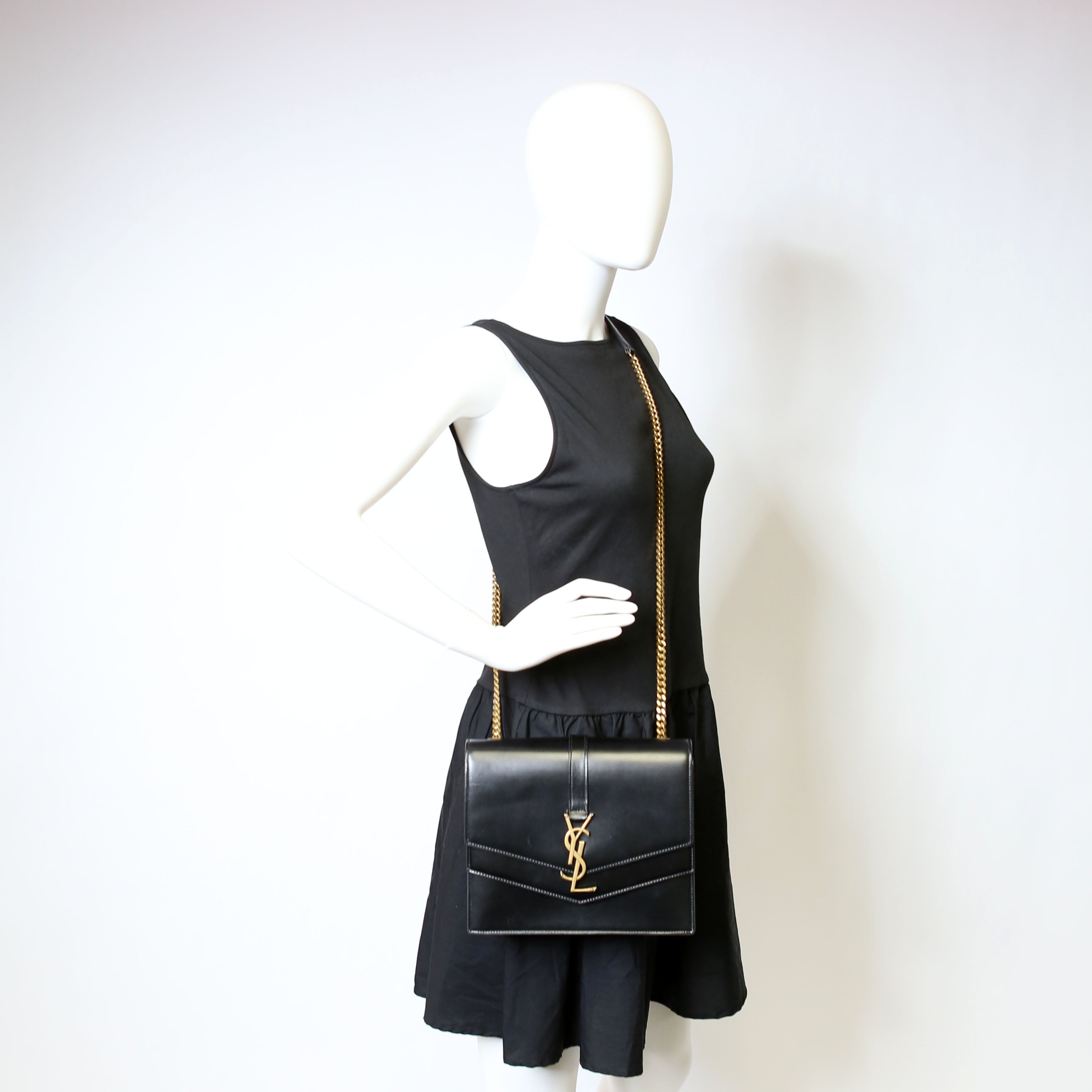 Sulpice Medium Leather Black