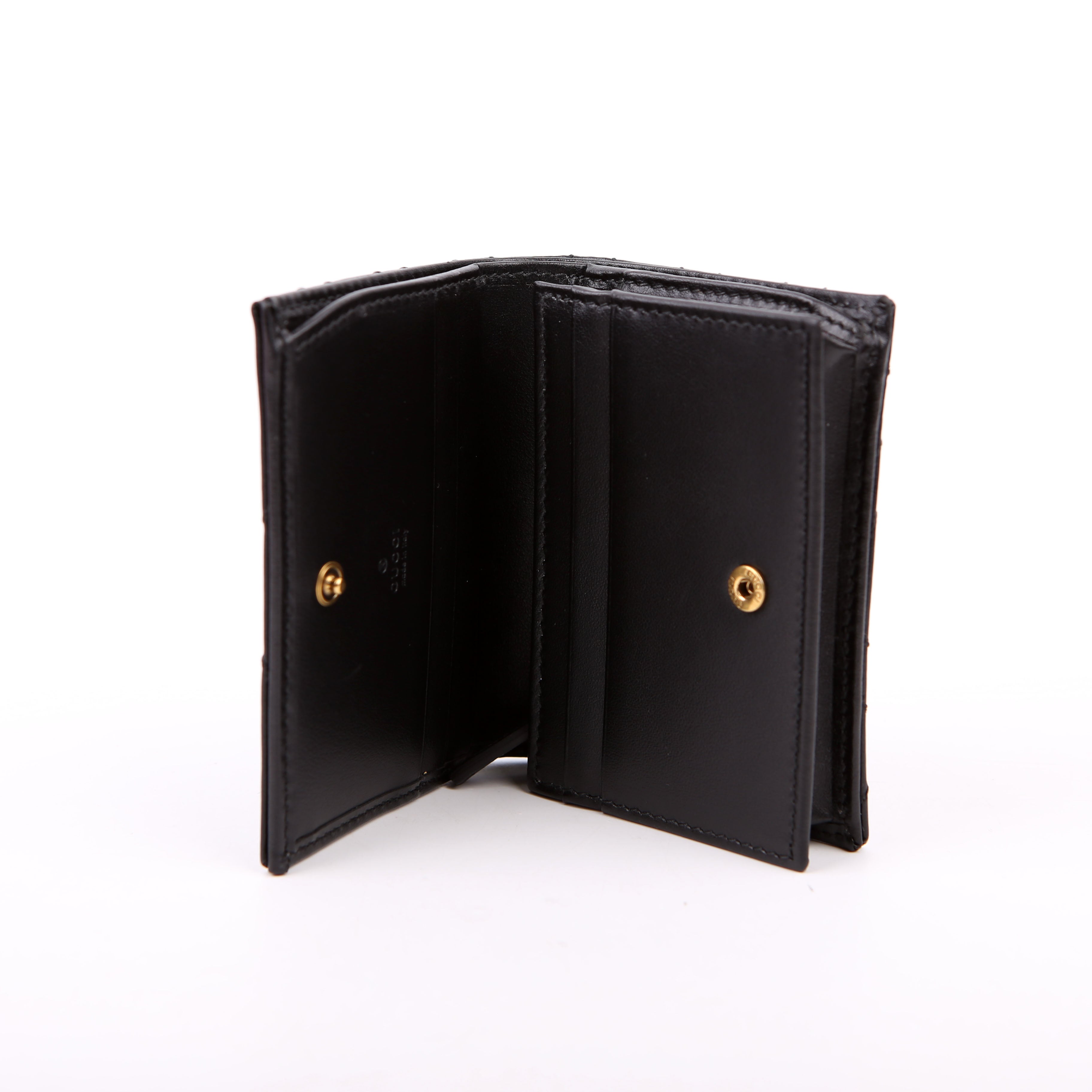 466492 GG Marmont Card Case Black