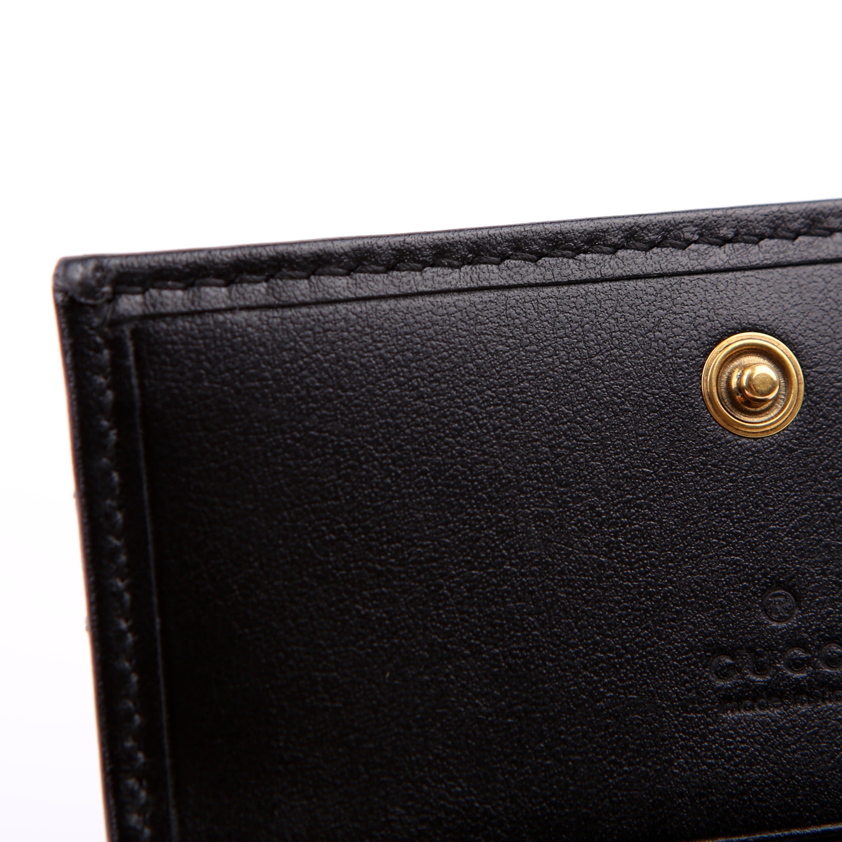 466492 GG Marmont Card Case Black