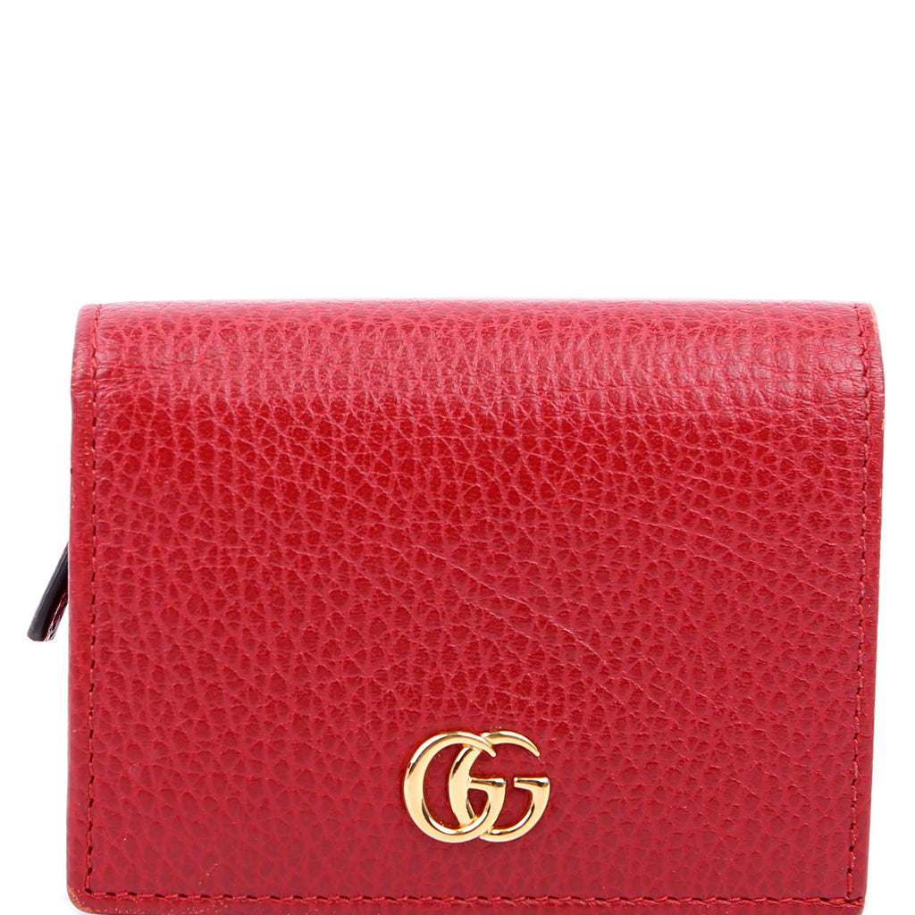 456126 GG Marmont Card Case Red