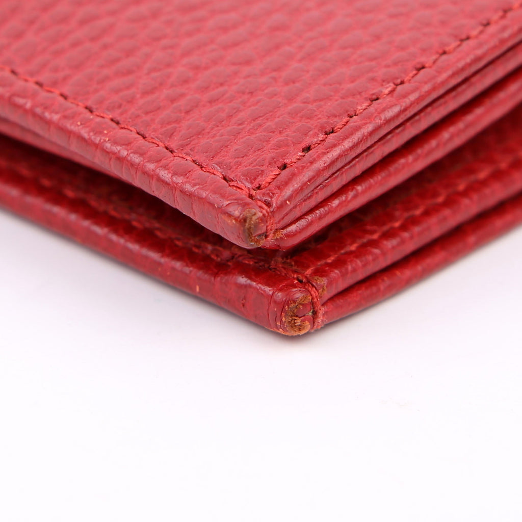 456126 GG Marmont Card Case Red