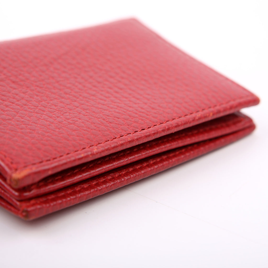 456126 GG Marmont Card Case Red