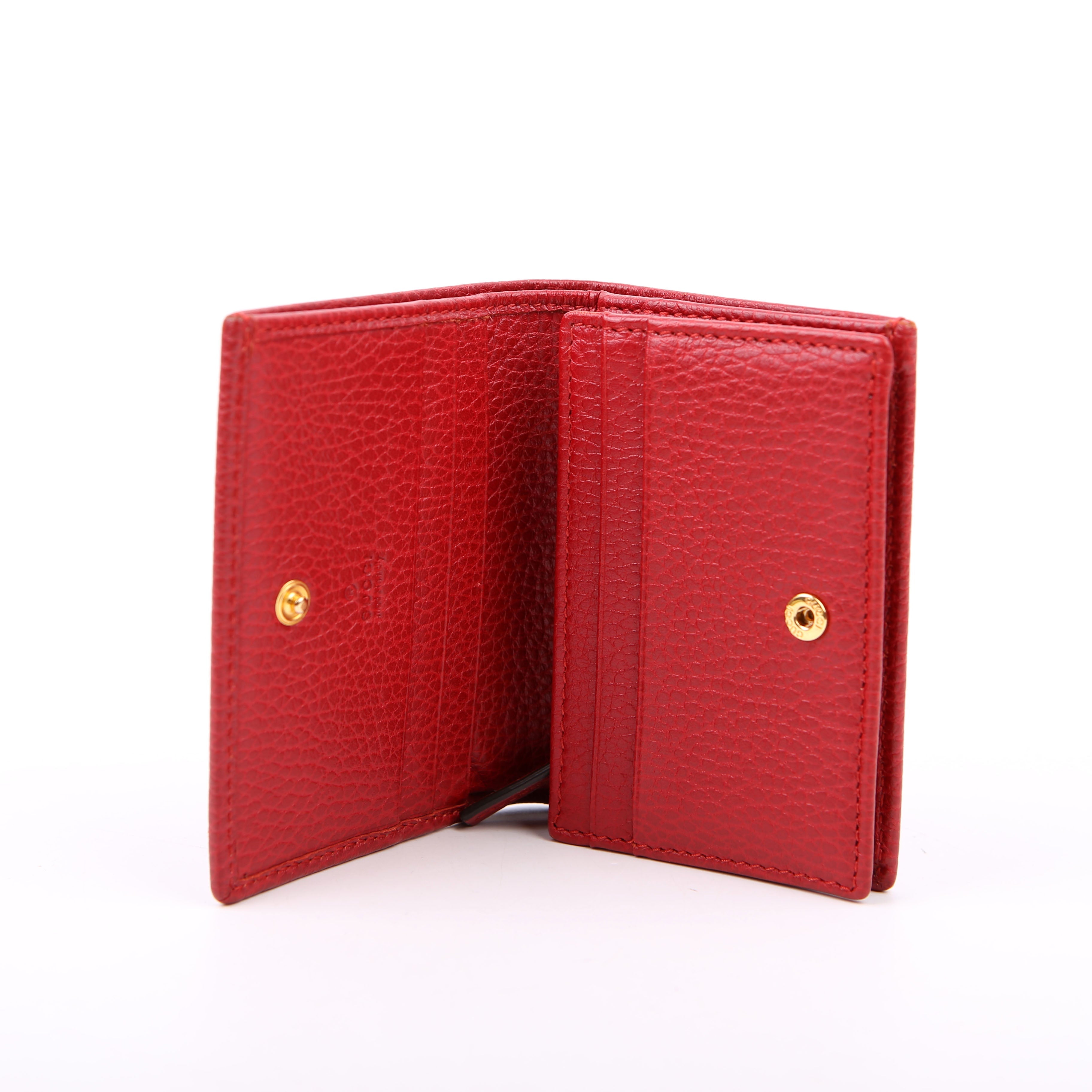 456126 GG Marmont Card Case Red