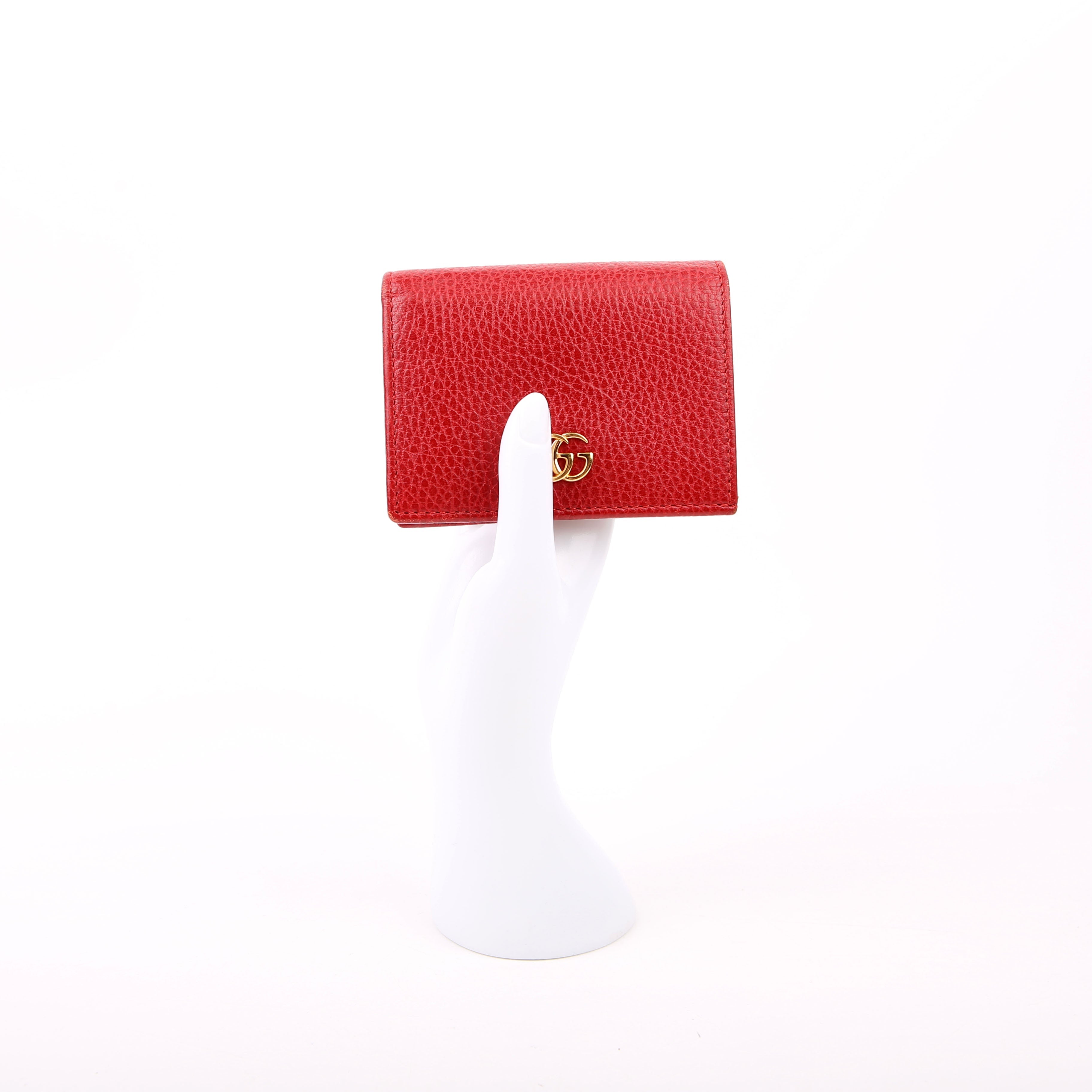 456126 GG Marmont Card Case Red