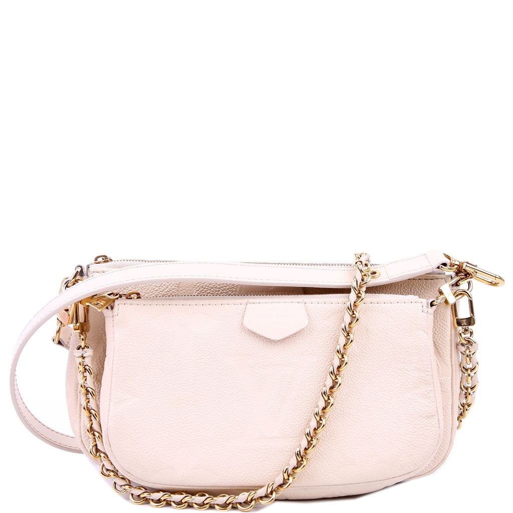 Multi Pochette Empreinte White