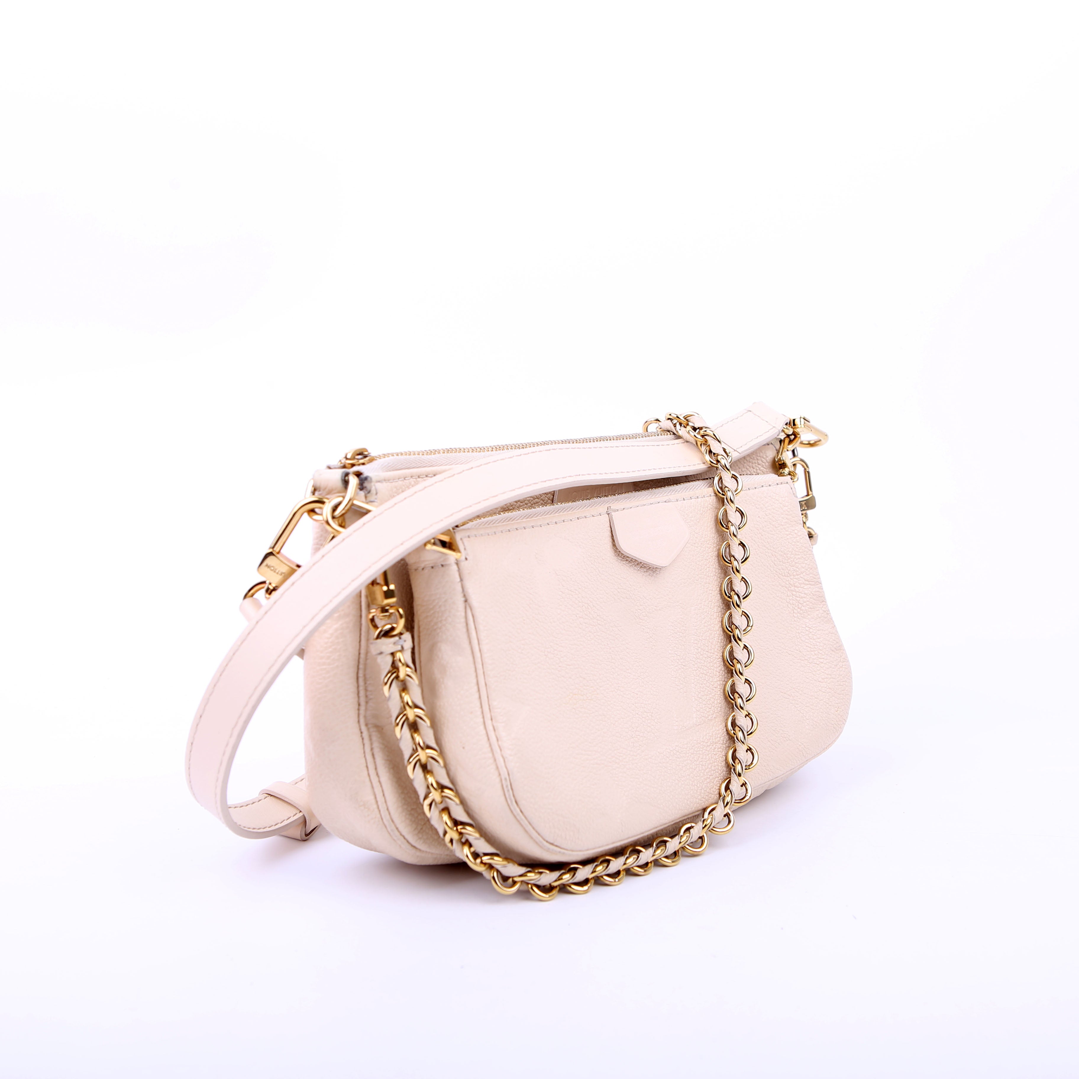 Multi Pochette Empreinte White