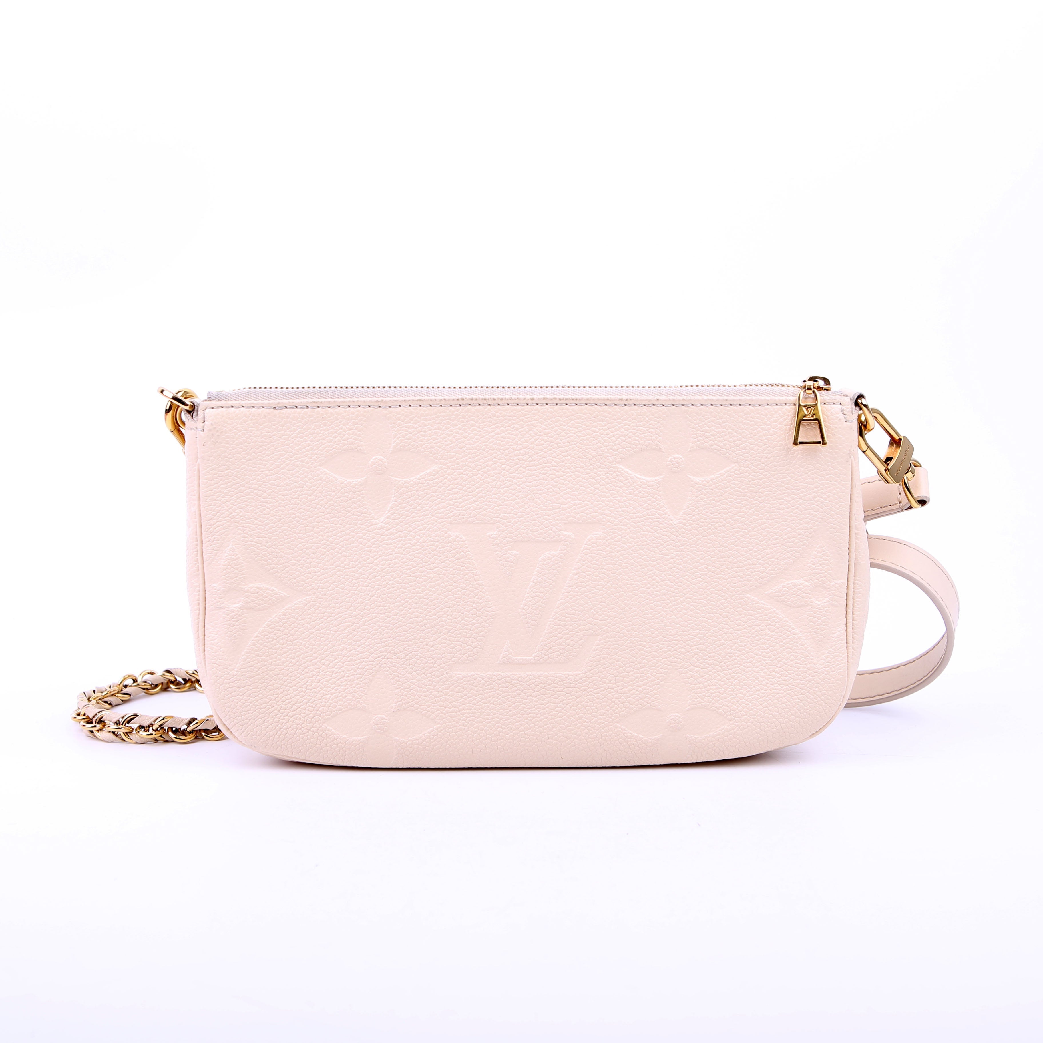 Multi Pochette Empreinte White