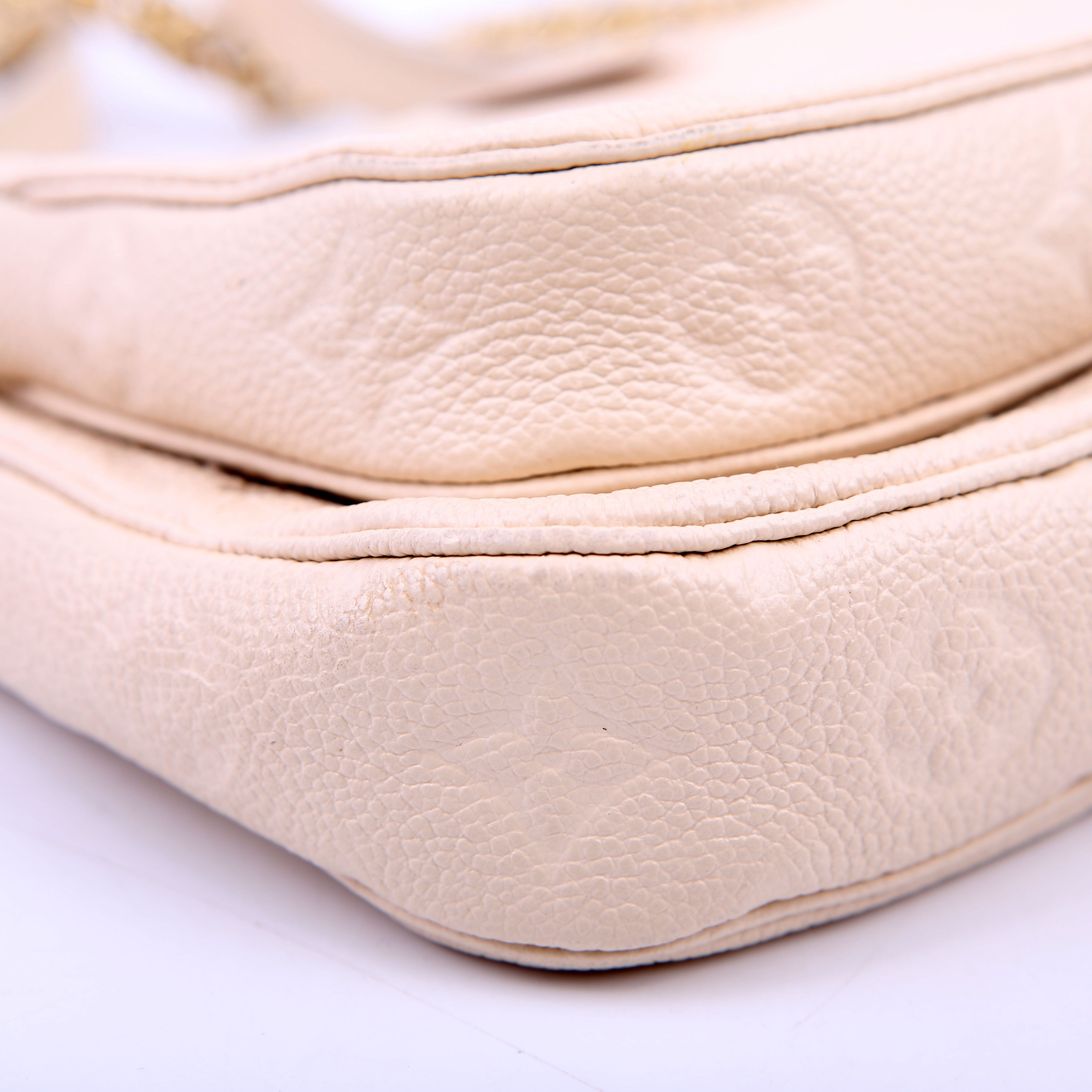 Multi Pochette Empreinte White
