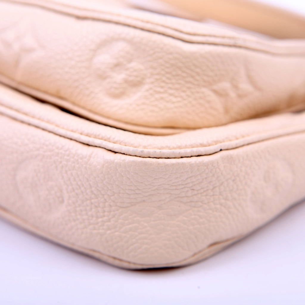 Multi Pochette Empreinte White