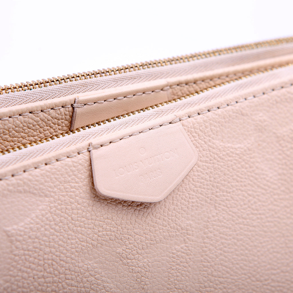 Multi Pochette Empreinte White