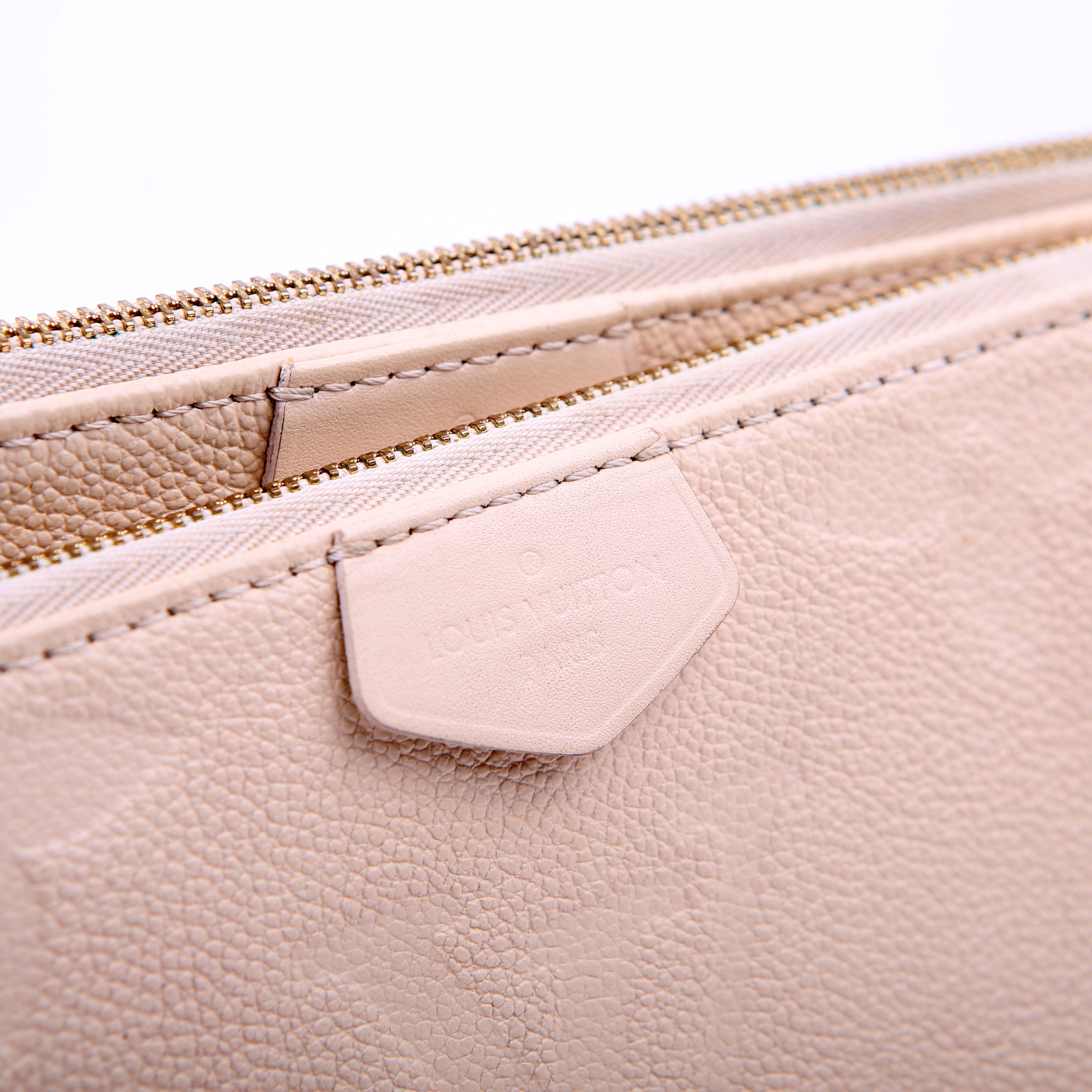 Multi Pochette Empreinte White