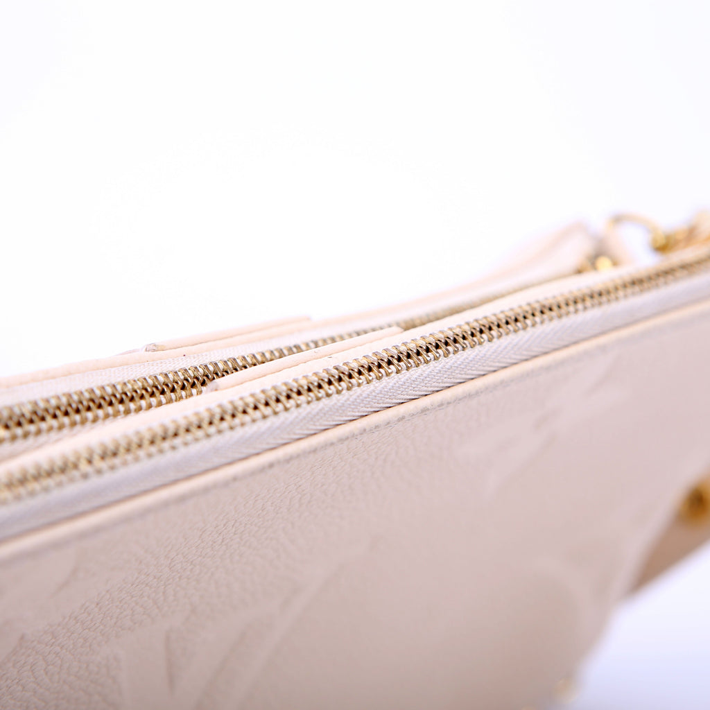Multi Pochette Empreinte White