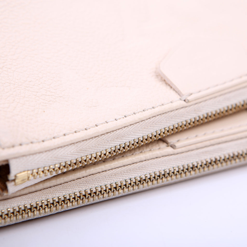 Multi Pochette Empreinte White