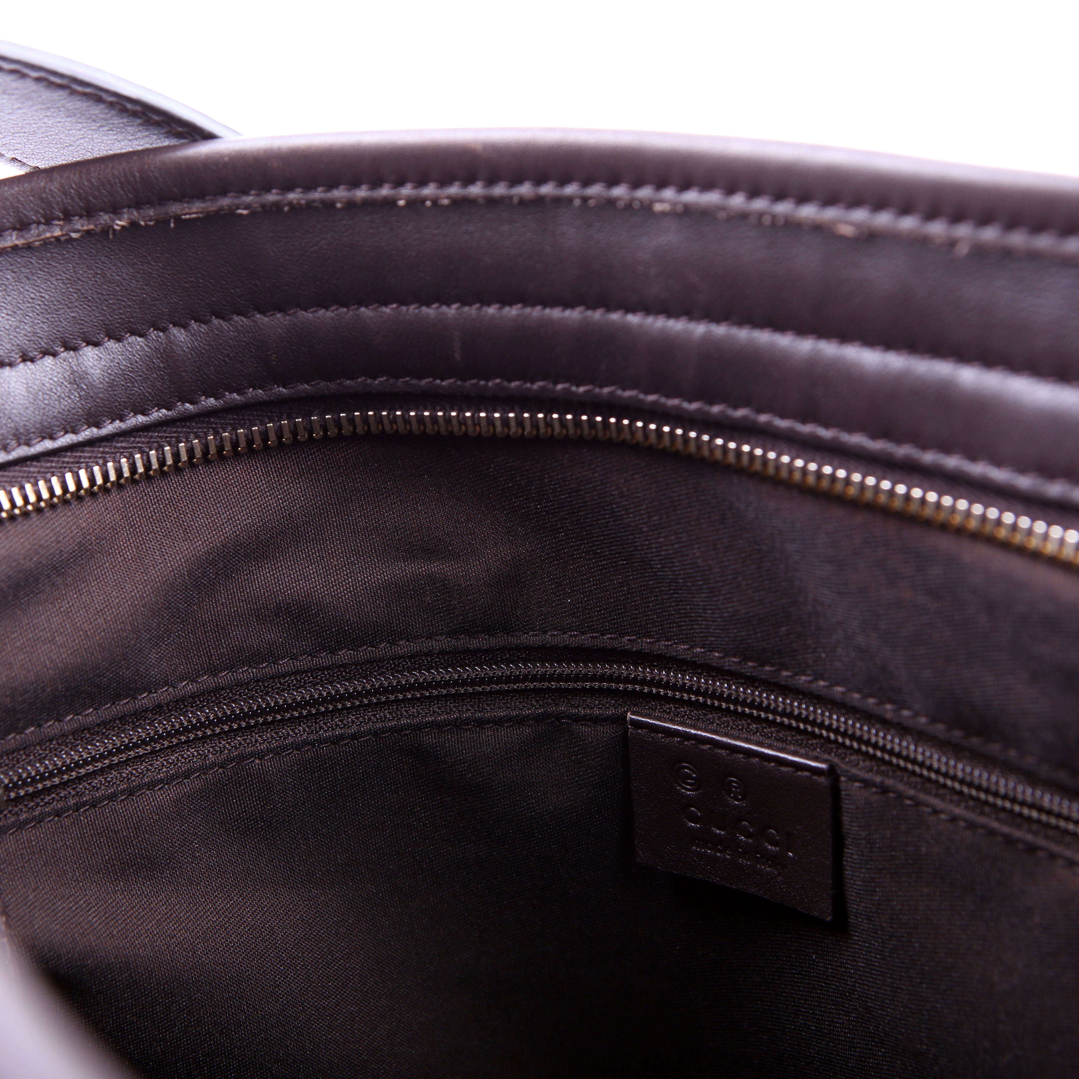 Gucci 388930 GG Canvas Shoulder Bag Brown