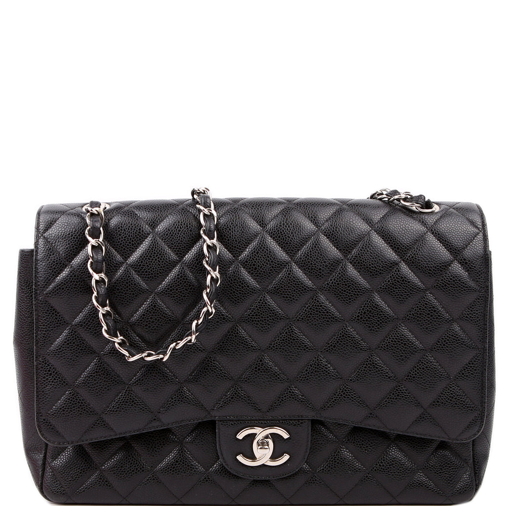 Classic Flap Maxi Caviar 15M Black