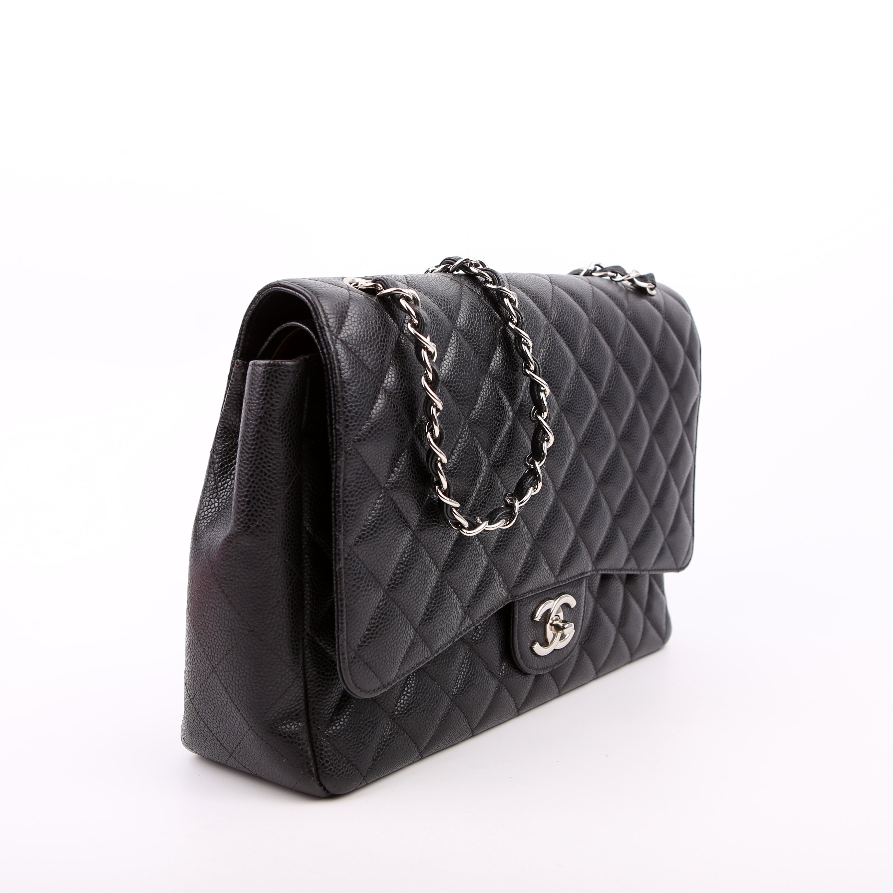 Classic Flap Maxi Caviar 15M Black