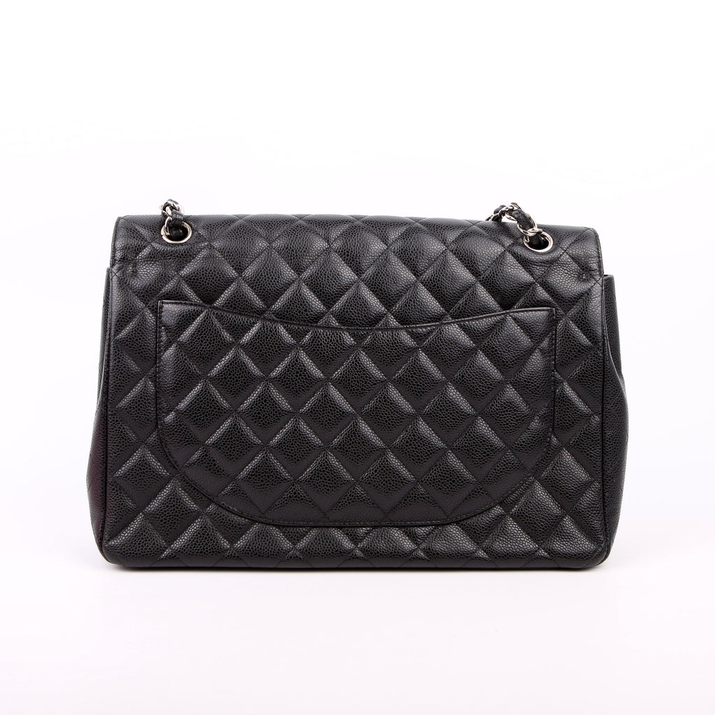 Classic Flap Maxi Caviar 15M Black