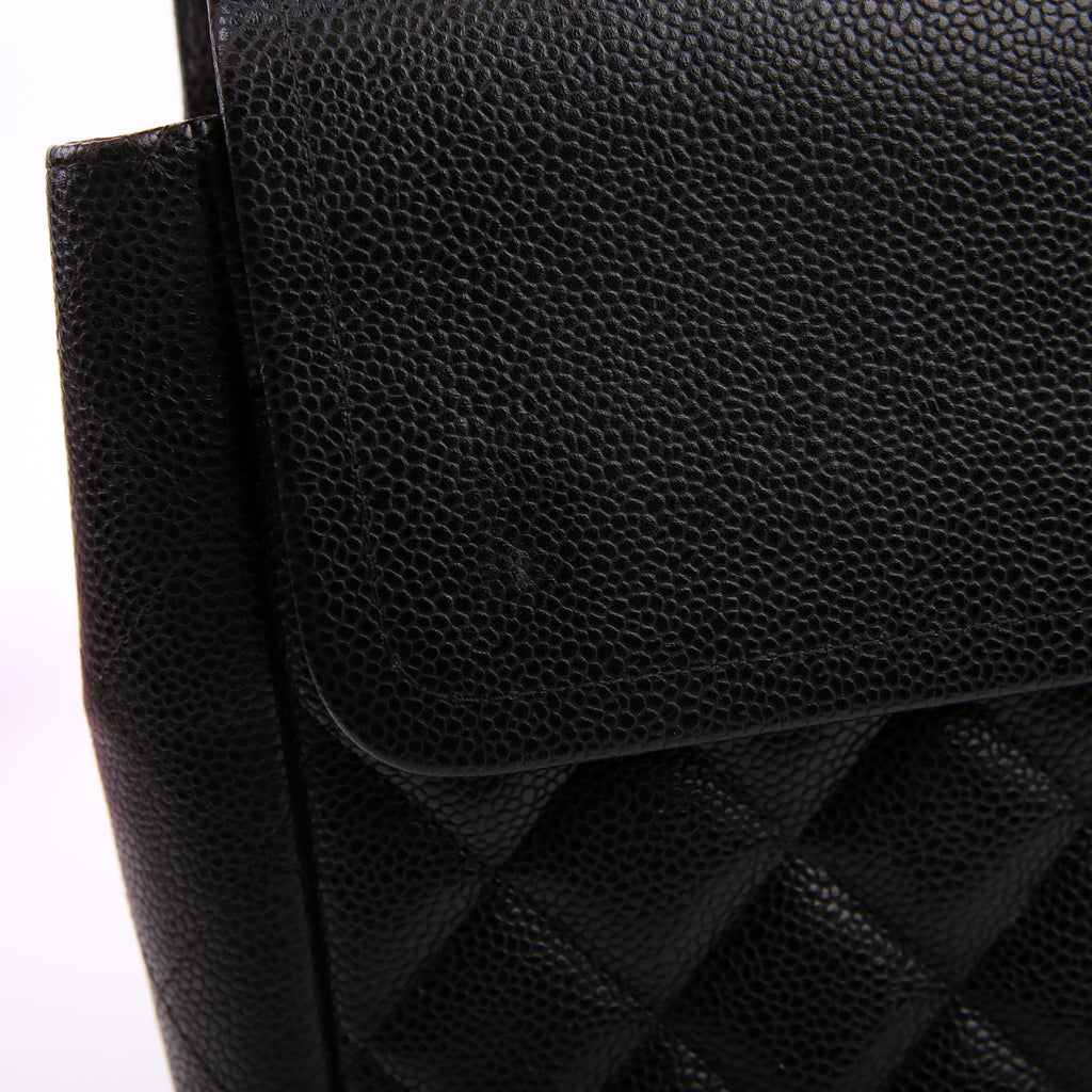 Classic Flap Maxi Caviar 15M Black