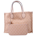 Gucci 772184 Summer Tote Large Denim Nude