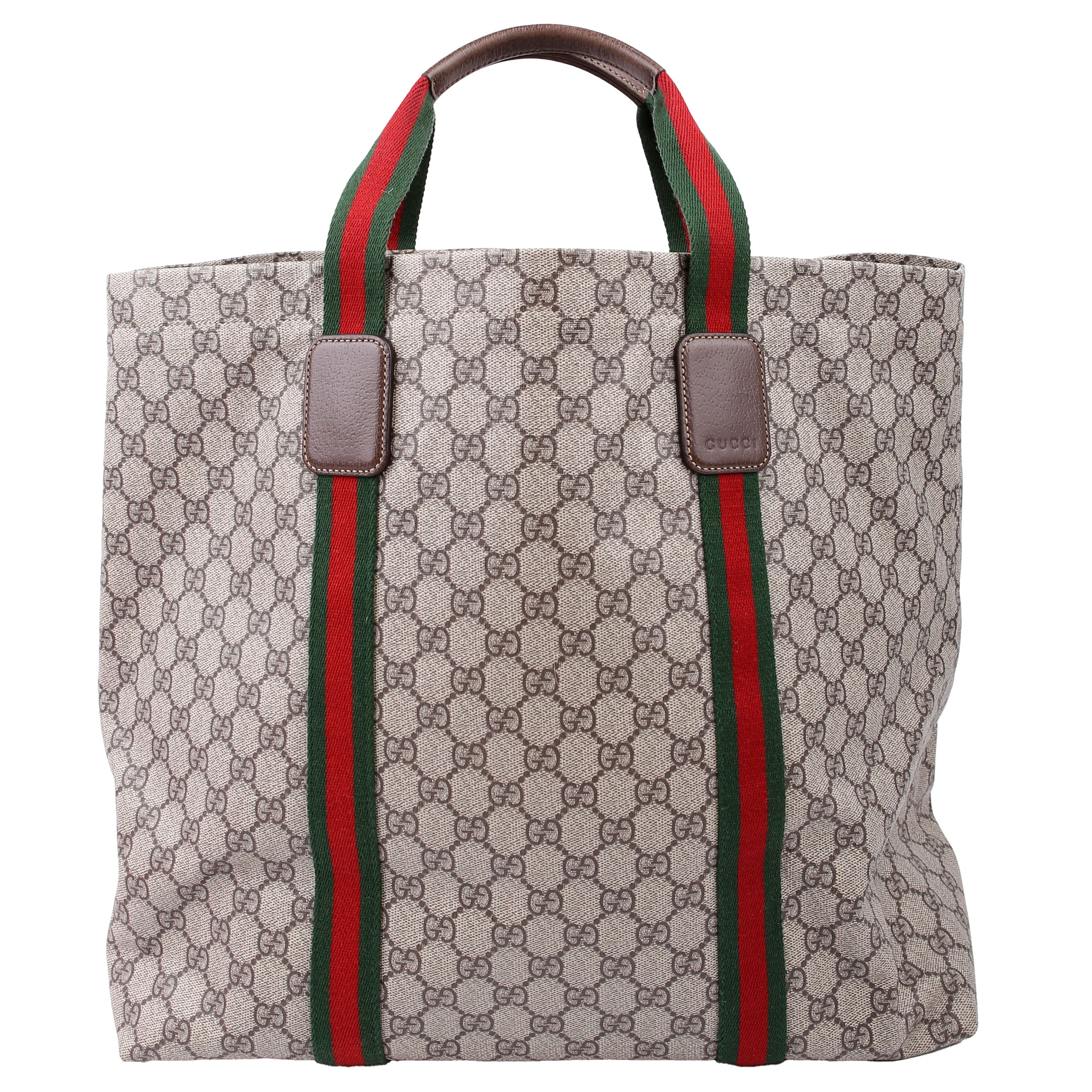 763287 GG Supreme Tender Tote Brown