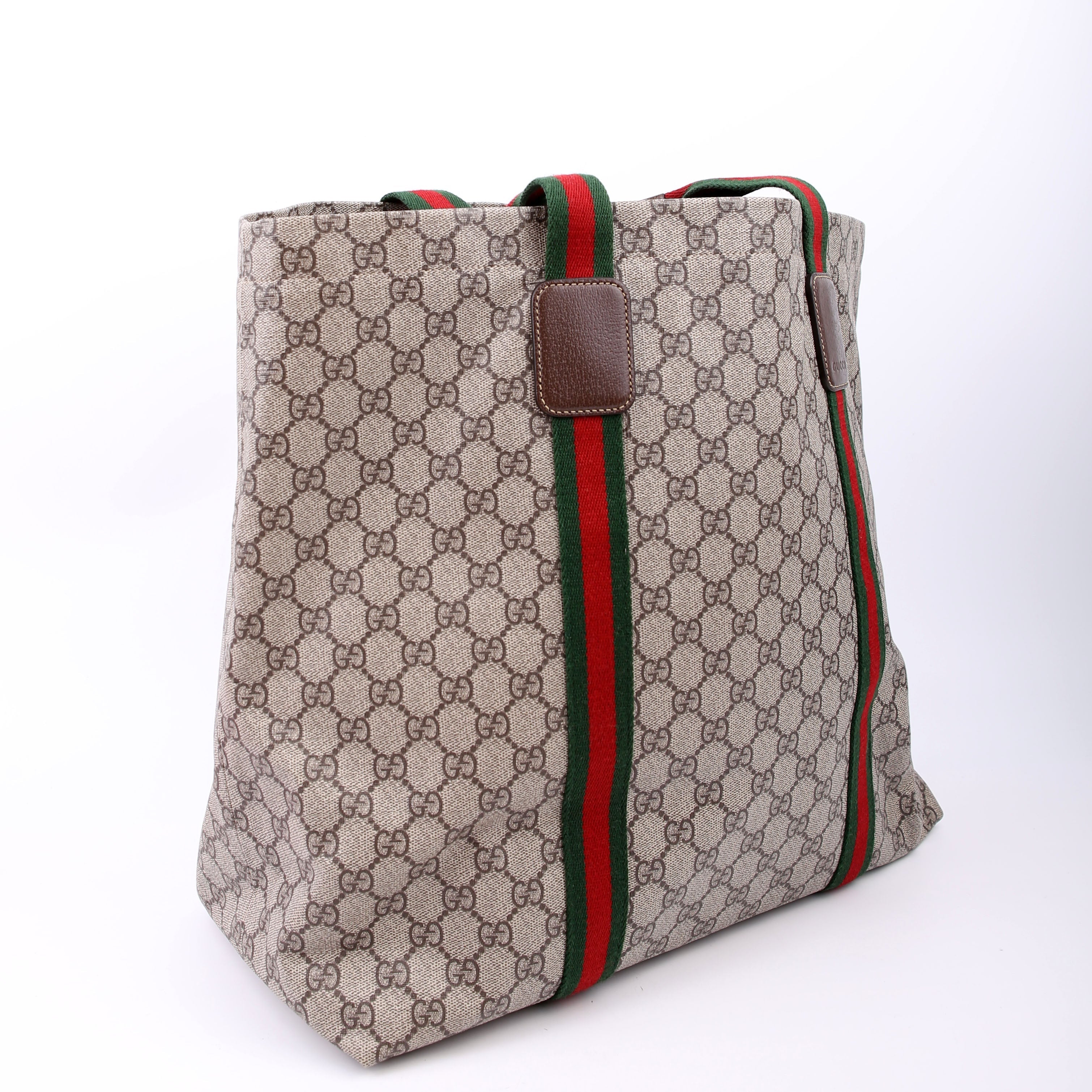 763287 GG Supreme Tender Tote Brown