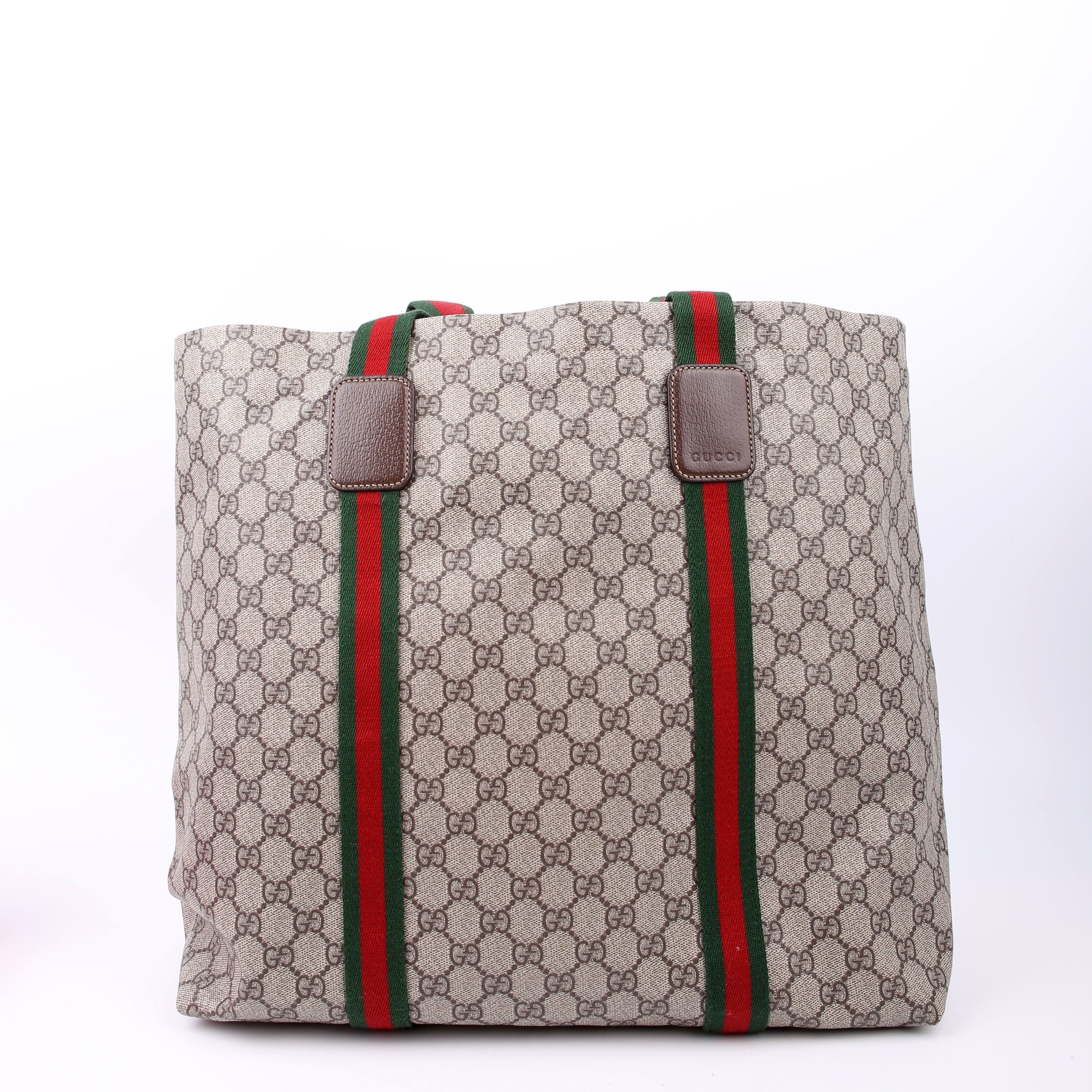 763287 GG Supreme Tender Tote Brown