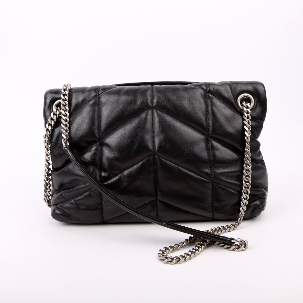 Puffer Quilted Small Lambskin 577476 Black